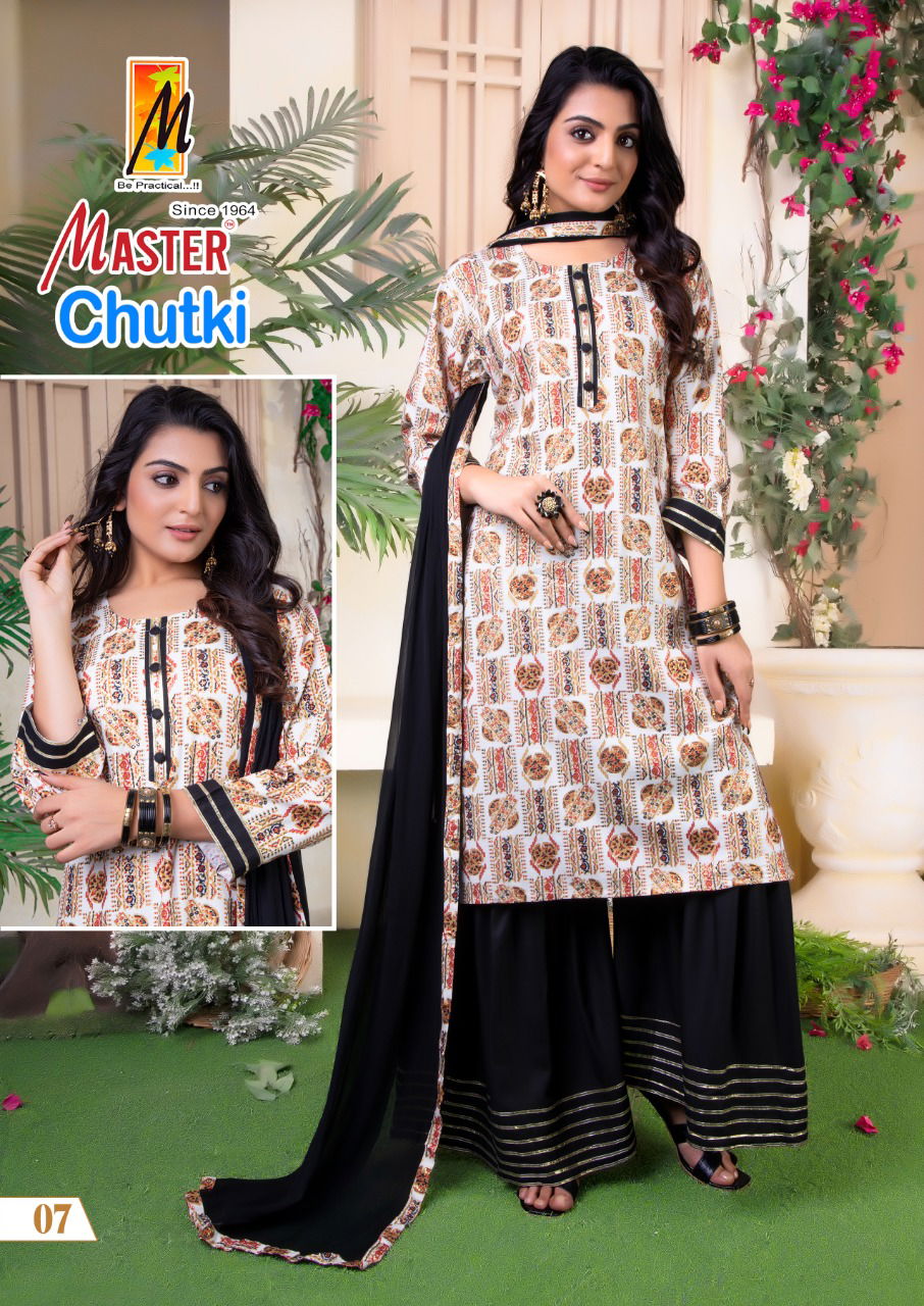 Master Chutki Festive Wear Wholesale Ready Made Suit Collection
